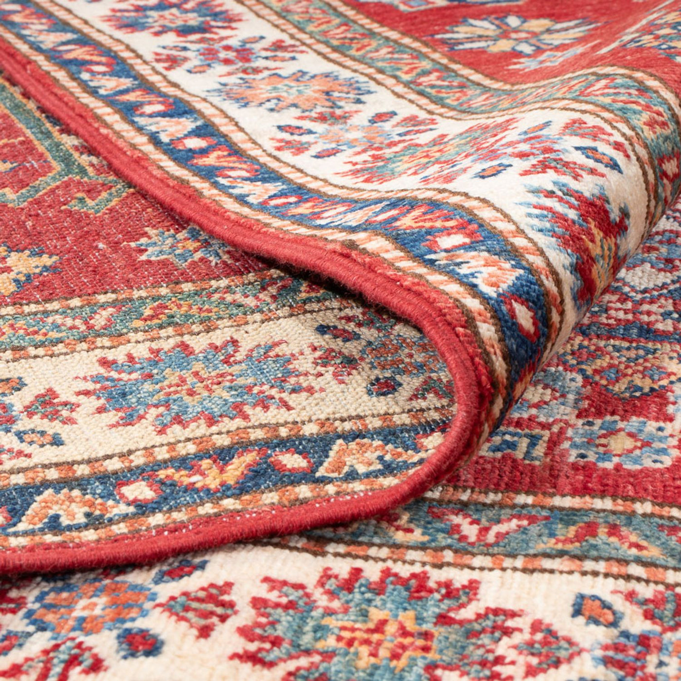 Corredor Tapete Ziegler - Kazak - 302 x 80 cm - vermelho