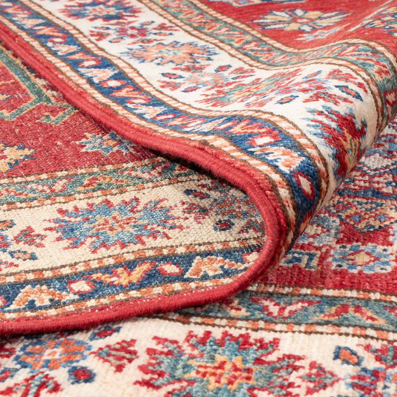 Corredor Tapete Ziegler - Kazak - 302 x 80 cm - vermelho