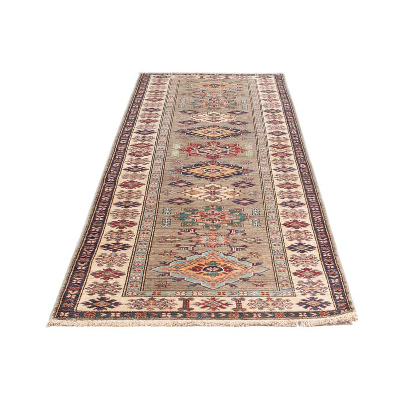 Corredor Tapete Ziegler - Kazak - 305 x 83 cm - cinzento claro