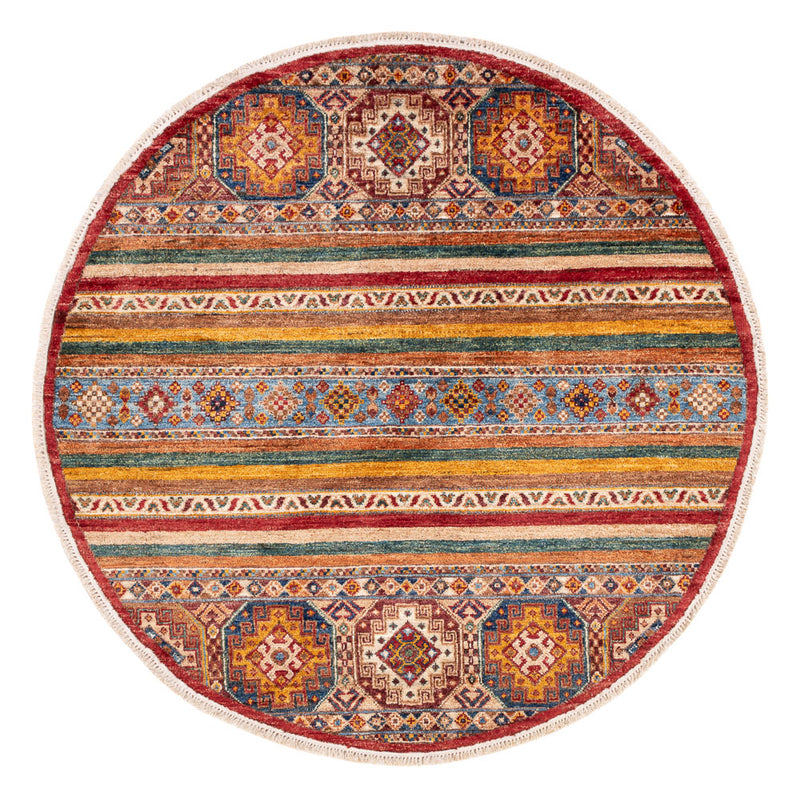 Tapete Ziegler - Shal ronda  - 123 x 115 cm - multicolorido