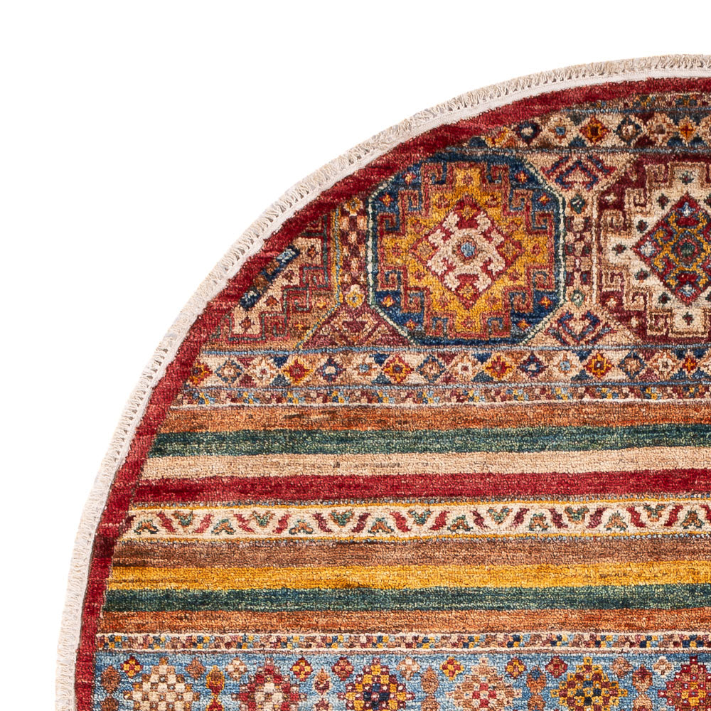 Tapete Ziegler - Shal ronda  - 123 x 115 cm - multicolorido