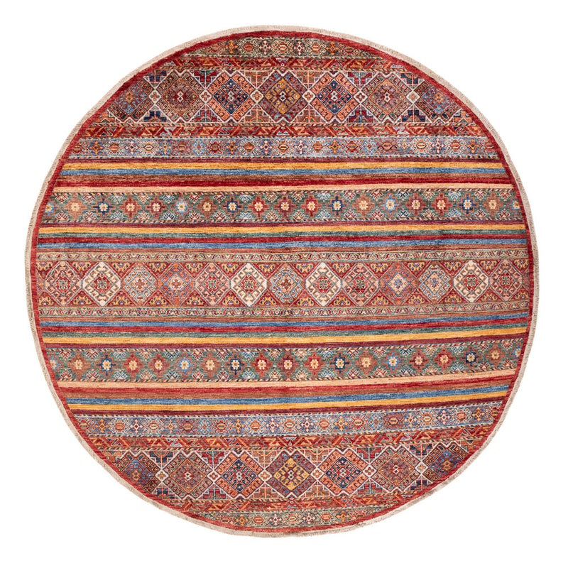 Tapete Ziegler - Shal ronda  - 195 x 199 cm - multicolorido