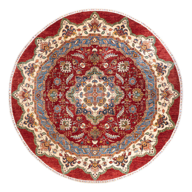 Tapete Ziegler - Kazak ronda  - 302 x 297 cm - multicolorido