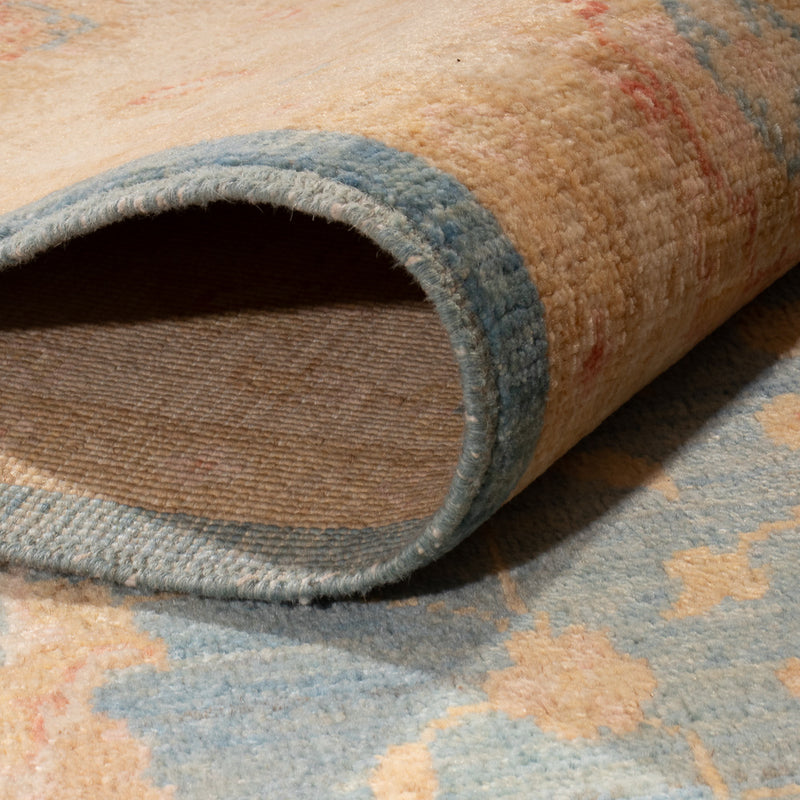 Tapete Ziegler - 205 x 150 cm - azul claro