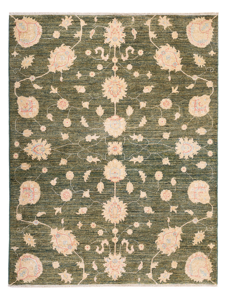 Tapete Ziegler moderno 151x200cm - Tapete oriental - verde-oliva