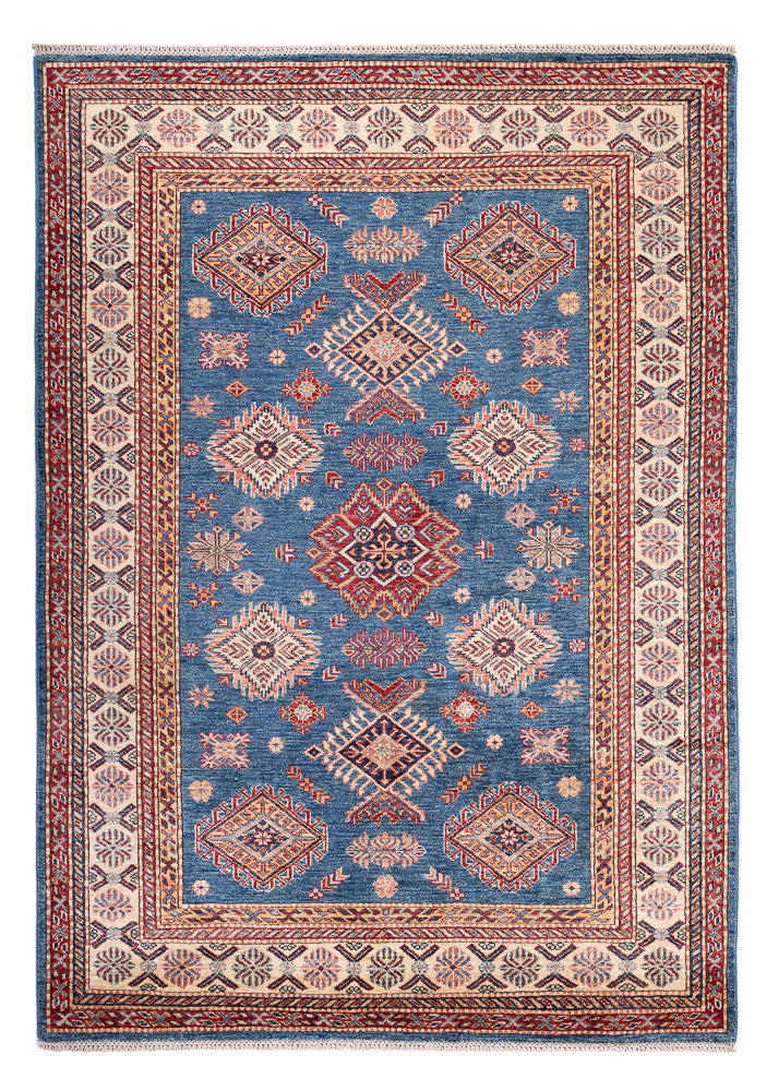 Tapete Ziegler - Kazak - 210 x 147 cm - azul