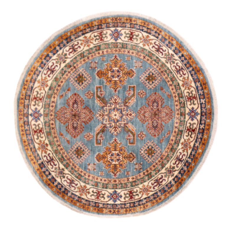 Tapete Ziegler - Kazak ronda  - 148 x 147 cm - azul