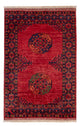 Tapete afegão - 188 x 123 cm - vermelho