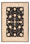 Tapete Ziegler 118x175cm - Tapete Oriental - Rectangular / Preto / 118 x 175 cm Rectangular