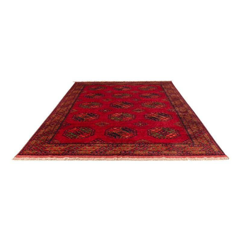 Tapete afegão - Kunduz - 301 x 200 cm - vermelho