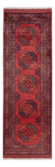 Corredor Tapete afegão - Kunduz - 260 x 83 cm - vermelho