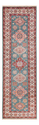Corredor Tapete Ziegler - Kazak - 247 x 75 cm - azul escuro