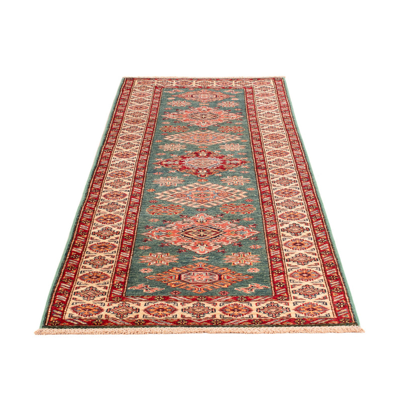 Corredor Tapete Ziegler - Kazak - 247 x 75 cm - azul escuro