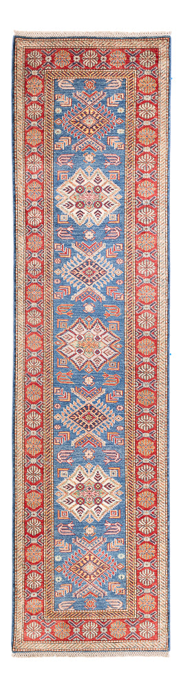 Corredor Tapete Ziegler - Kazak - 307 x 83 cm - azul