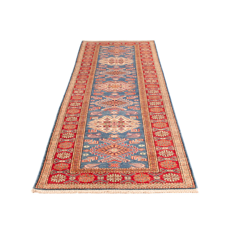 Corredor Tapete Ziegler - Kazak - 307 x 83 cm - azul