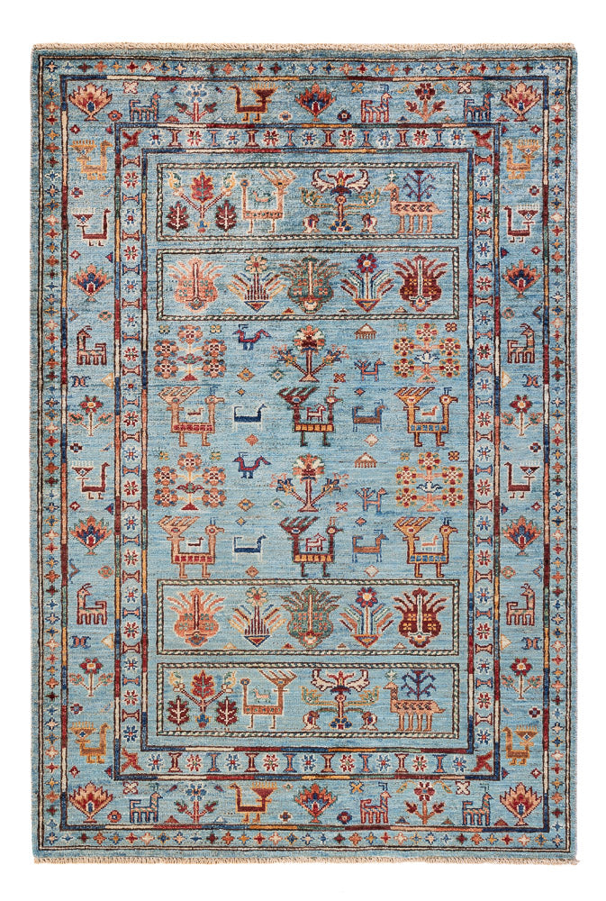 Tapete Ziegler - Ariana - 154 x 104 cm - azul claro