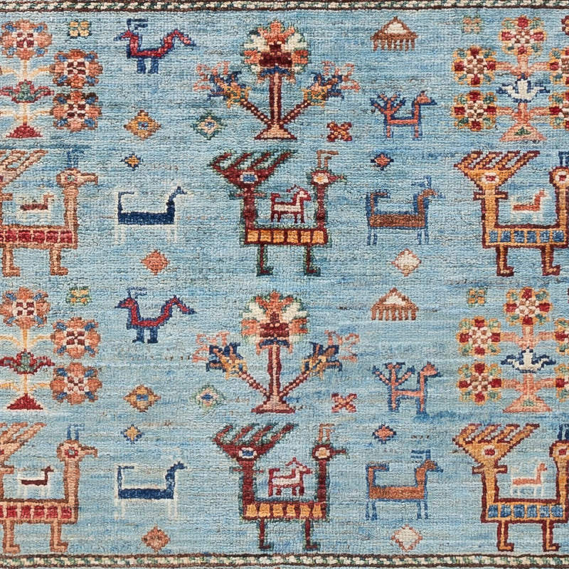 Tapete Ziegler - Ariana - 154 x 104 cm - azul claro