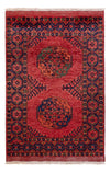 Tapete afegão 105x152cm - Tapete Oriental - Rectangular / Vermelho / 105 x 152 cm Rectangular