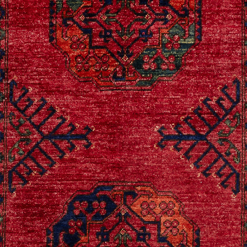 Tapete afegão - 151 x 103 cm - vermelho
