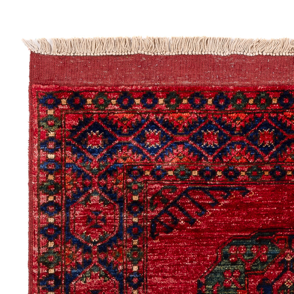 Tapete afegão - 151 x 103 cm - vermelho
