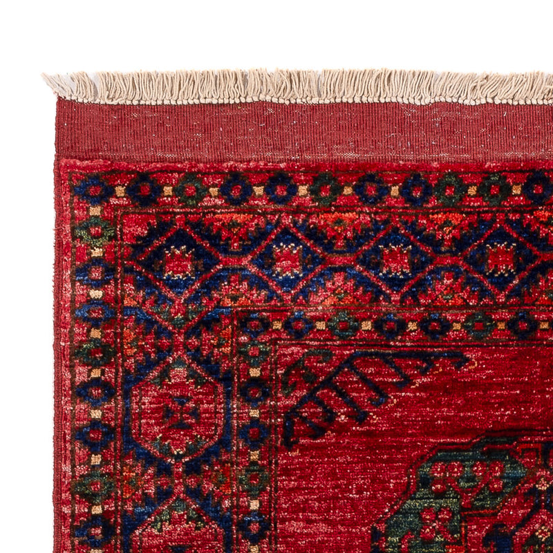 Tapete afegão - 151 x 103 cm - vermelho