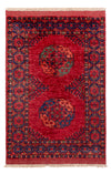 Tapete afegão 102x151cm - Tapete Oriental - Rectangular / Vermelho / 102 x 151 cm Rectangular
