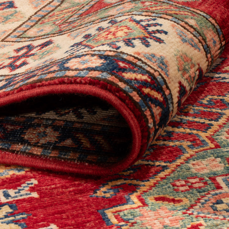 Tapete Ziegler - Kazak - 146 x 99 cm - vermelho