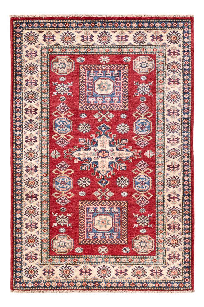 Tapete Ziegler - Kazak - 152 x 103 cm - vermelho