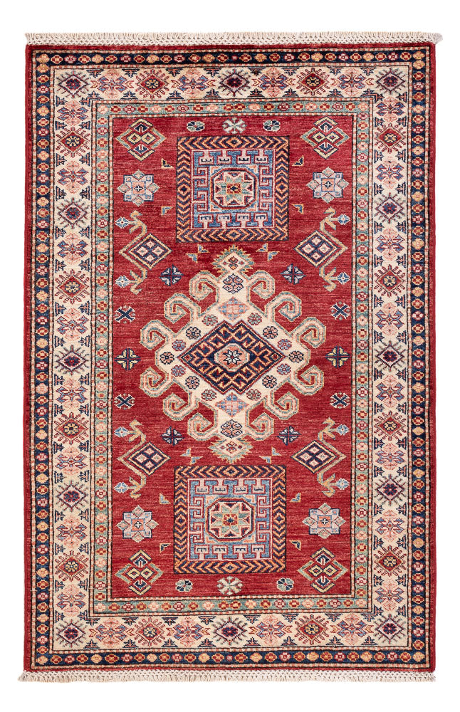Tapete Ziegler - Kazak - 149 x 106 cm - vermelho