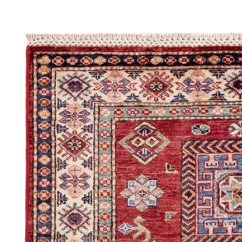Tapete Ziegler - Kazak - 149 x 106 cm - vermelho