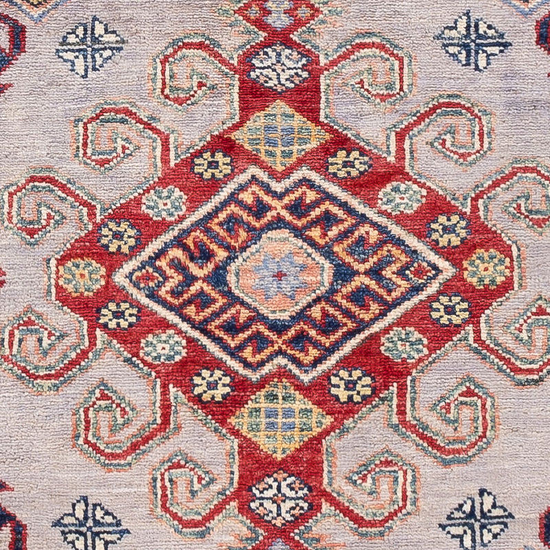 Tapete Ziegler - Kazak - 151 x 95 cm - cinzento claro