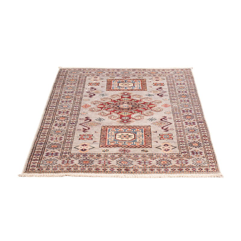Tapete Ziegler - Kazak - 151 x 95 cm - cinzento claro