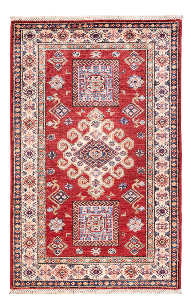 Tapete Ziegler - Kazak - 157 x 100 cm - vermelho