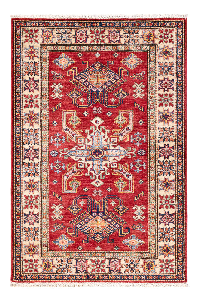 Tapete Ziegler - Kazak - 148 x 100 cm - vermelho