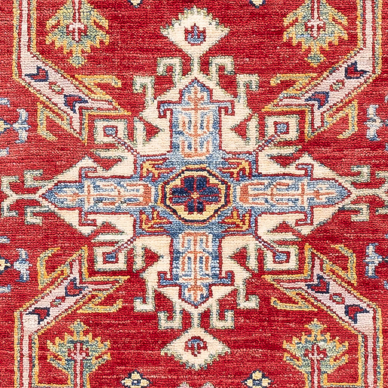 Tapete Ziegler - Kazak - 148 x 100 cm - vermelho