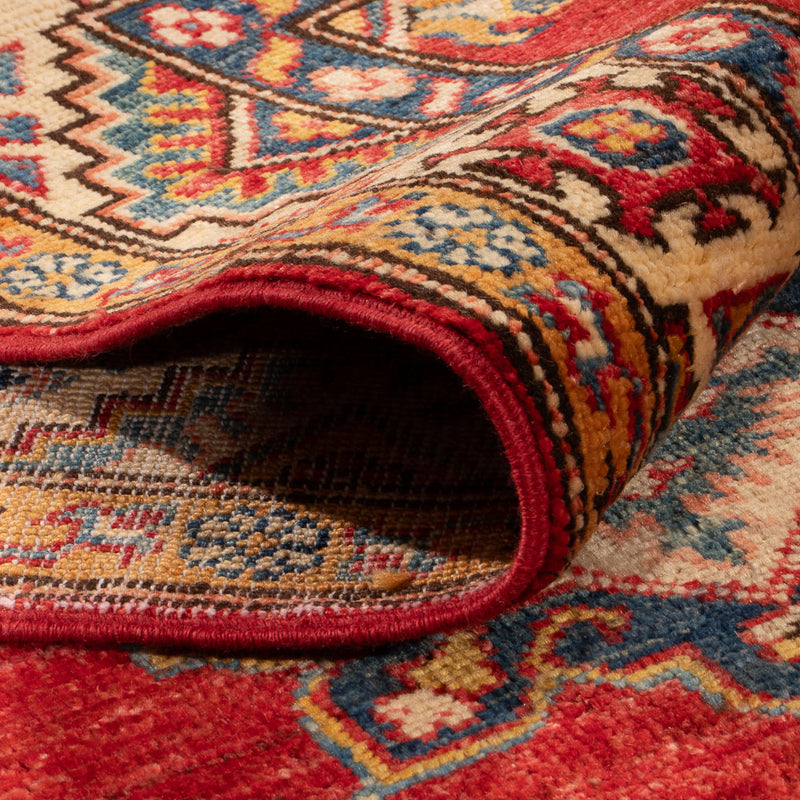 Tapete Ziegler - Kazak - 150 x 85 cm - vermelho