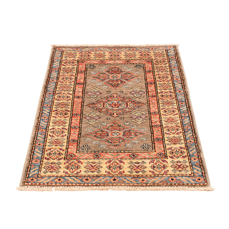 Tapete Ziegler - Kazak - Real - 91 x 60 cm - verde azeitona