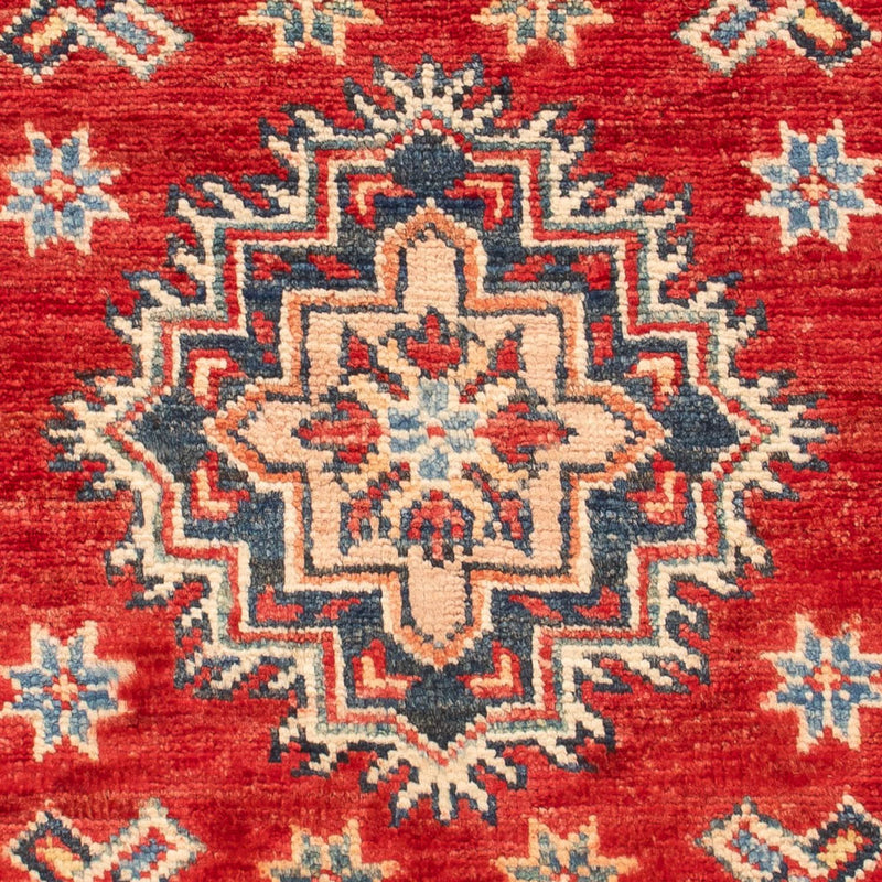 Tapete Ziegler - Kazak - Real - 88 x 58 cm - vermelho
