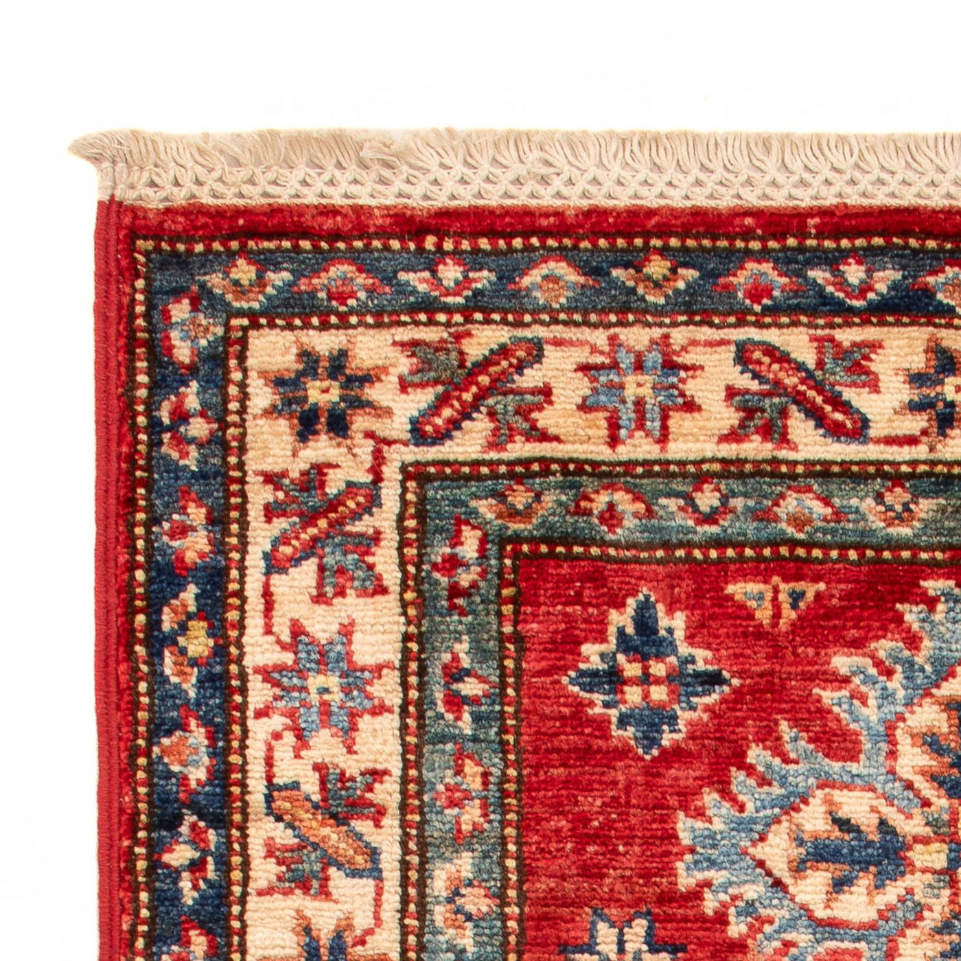 Tapete Ziegler - Kazak - Real - 88 x 58 cm - vermelho