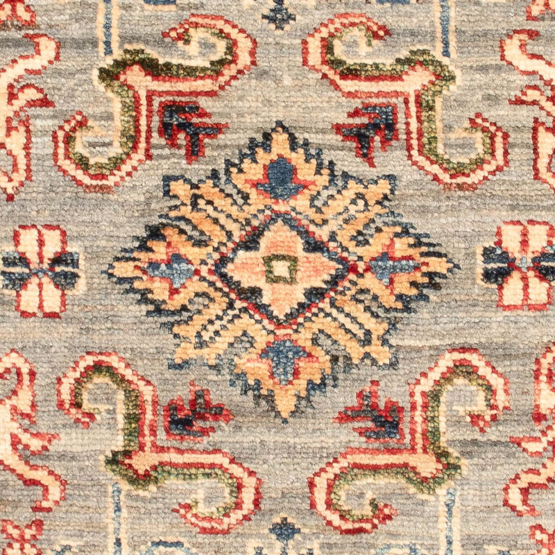 Tapete Ziegler - Kazak - Real - 89 x 60 cm - verde claro