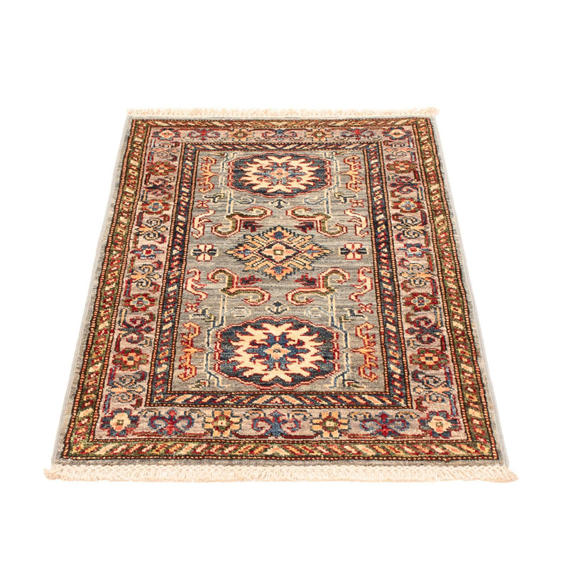 Tapete Ziegler - Kazak - Real - 89 x 60 cm - verde claro