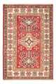 Tapete Ziegler - Kazak - Real - 90 x 60 cm - vermelho