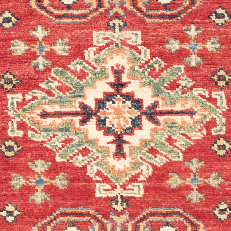 Tapete Ziegler - Kazak - Real - 90 x 60 cm - vermelho