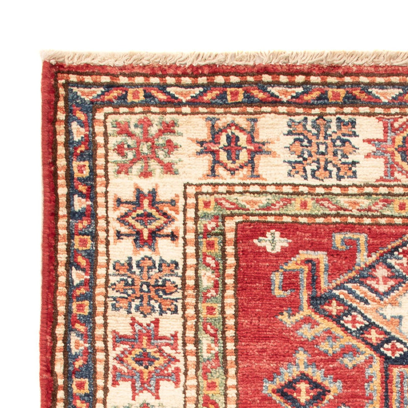 Tapete Ziegler - Kazak - Real - 90 x 60 cm - vermelho
