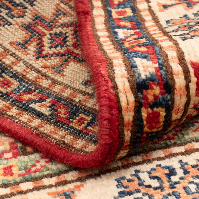Tapete Ziegler - Kazak - Real - 90 x 60 cm - vermelho