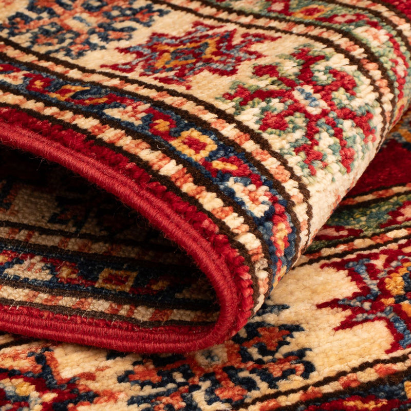 Tapete Ziegler - Kazak - Real - 85 x 58 cm - vermelho