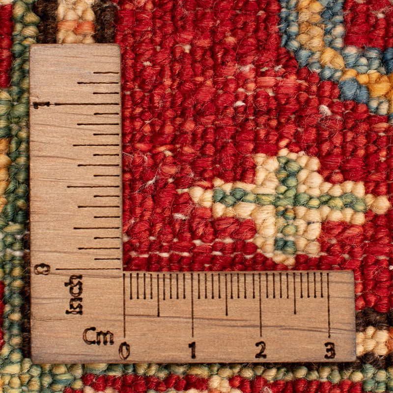 Tapete Ziegler - Kazak - Real - 85 x 58 cm - vermelho