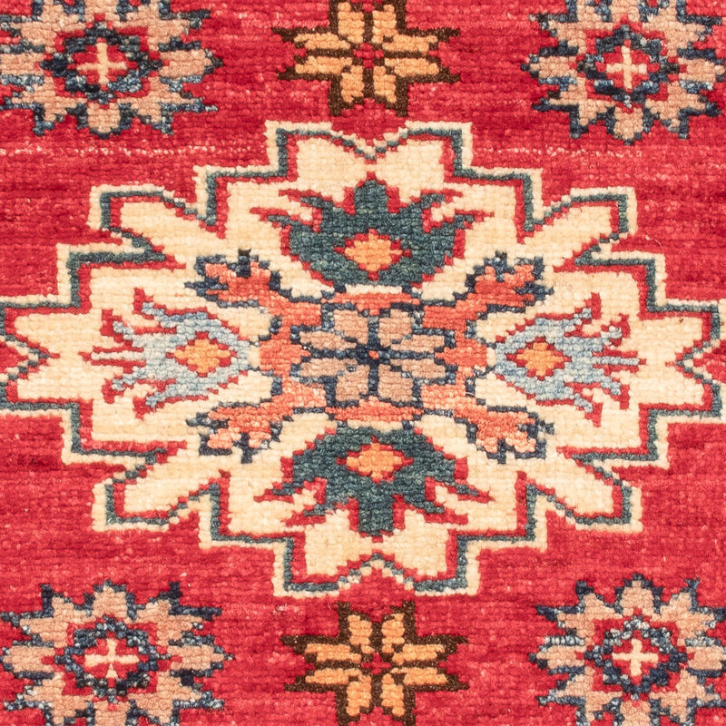 Tapete Ziegler - Kazak - Real - 92 x 63 cm - vermelho