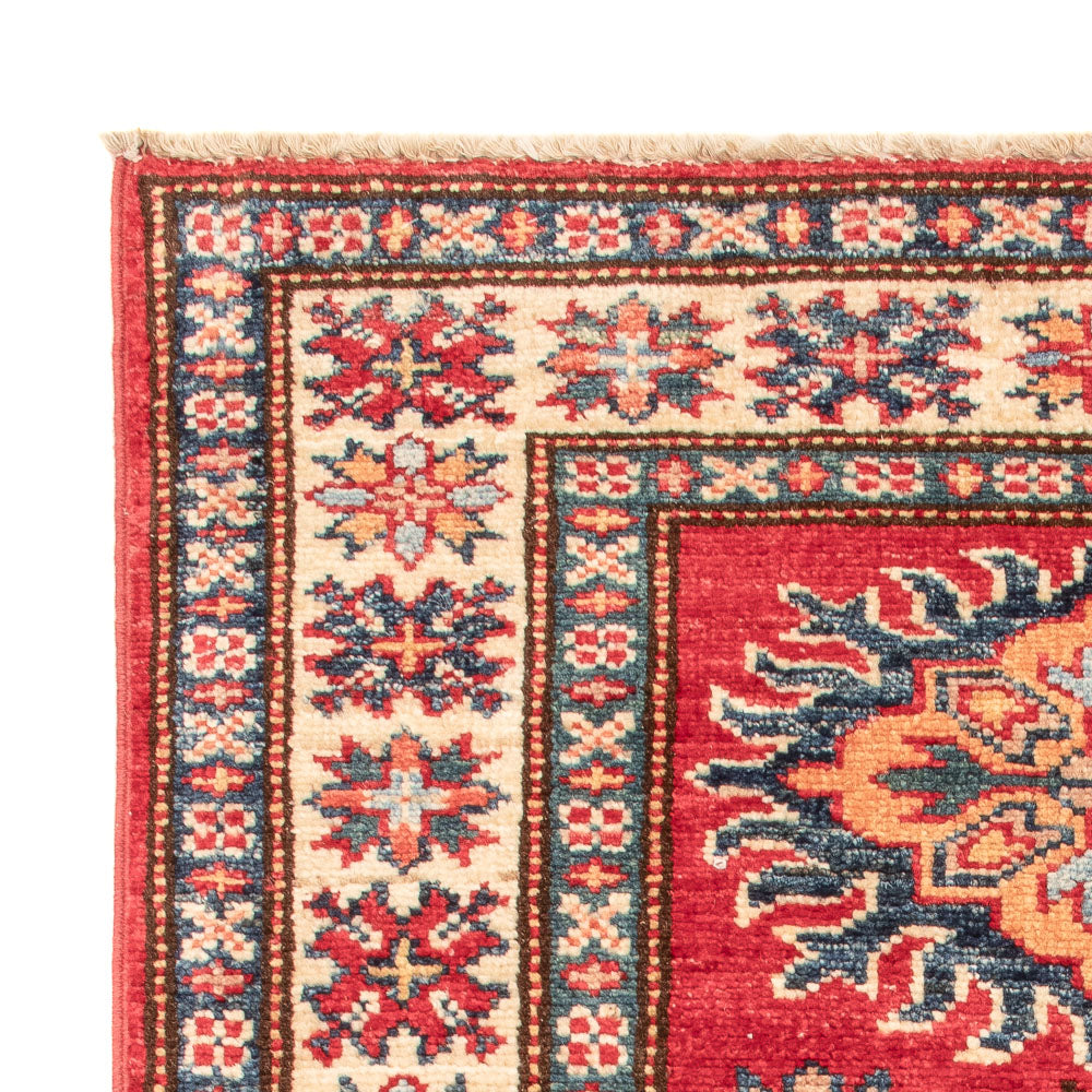 Tapete Ziegler - Kazak - Real - 92 x 63 cm - vermelho