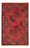 Tapete afegão 84x126cm - Tapete Oriental - Rectangular / Vermelho / 84 x 126 cm Rectangular